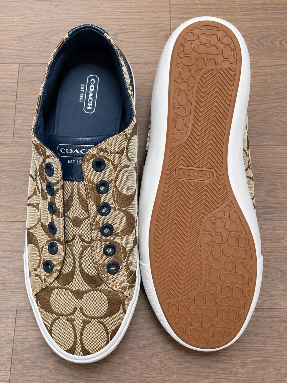 Coach slip sneakers